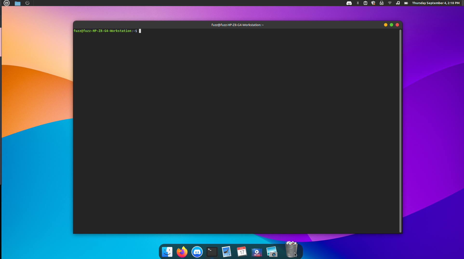 A look at my desktop