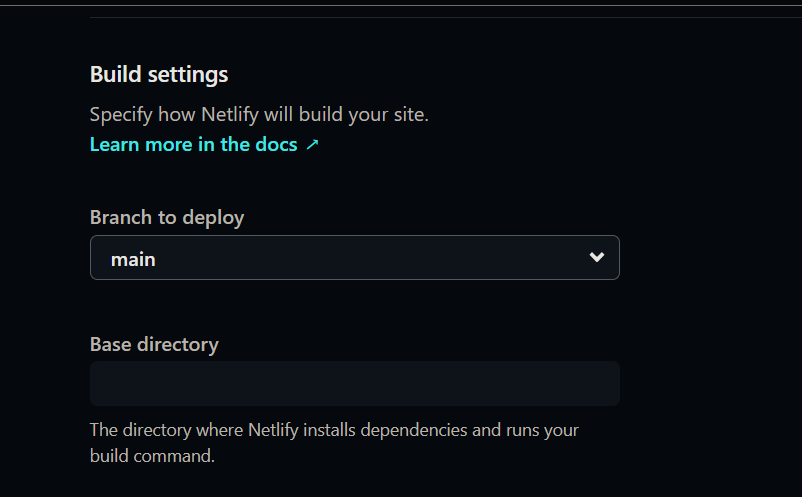 Netlify inputs